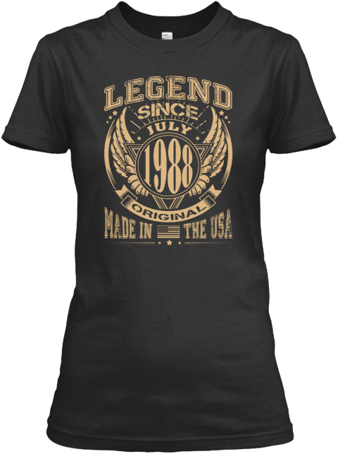 t shirt since 1988