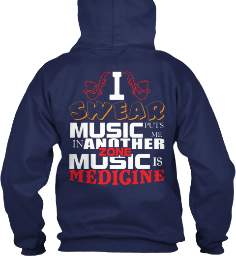 music hoodie