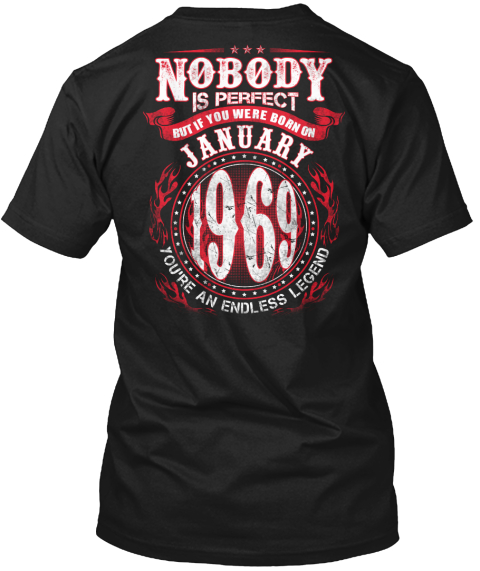 born 1969 t shirt