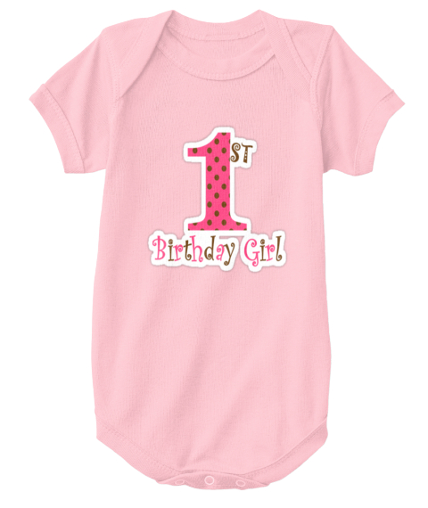 1st birthday girl onesie