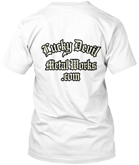 Twisted Steel With Sex Appeal White T-Shirt Back