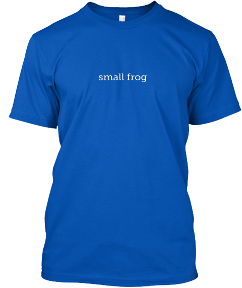Small Frog Royal T-Shirt Front