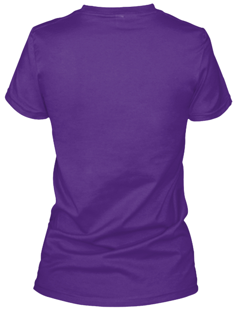 Cake Designer! Purple T-Shirt Back