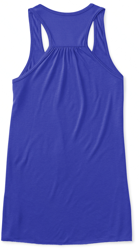 We're Getting Pizza Workout Tank Top True Royal T-Shirt Back
