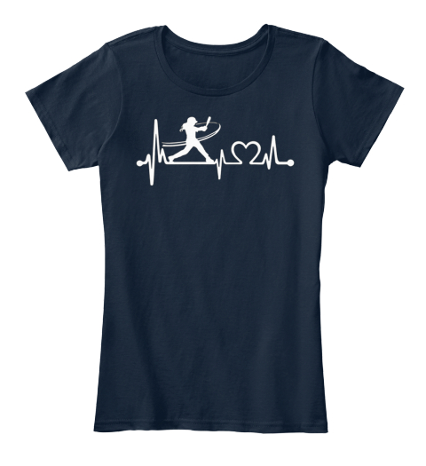 Softball Lover Tee New Navy T-Shirt Front