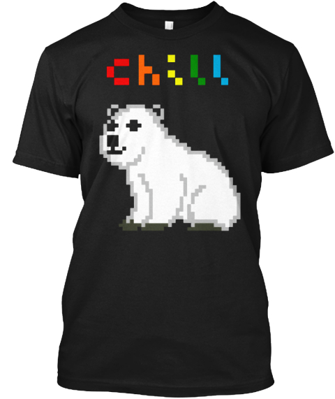 Chill Polar Cub 2017 Black T-Shirt Front