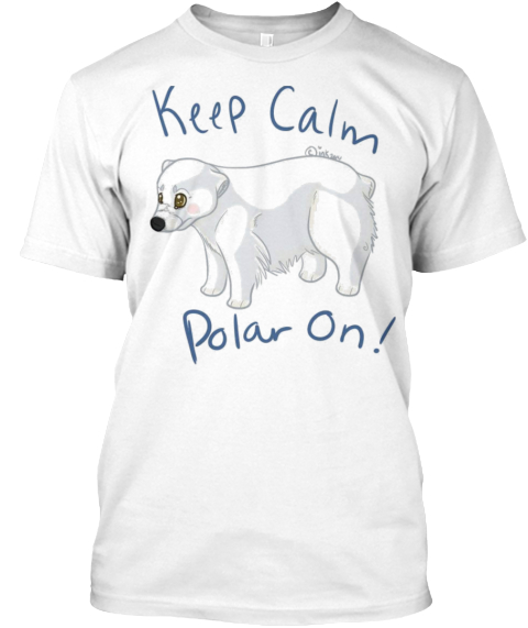 Polar On! White T-Shirt Front