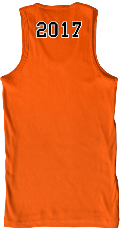 2017
 Orange T-Shirt Back