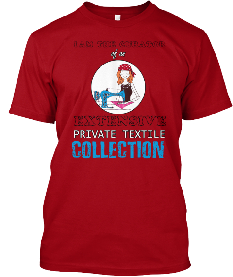 I Am The Curator, Private  Collection Deep Red T-Shirt Front