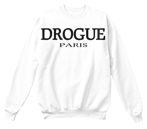 Drogue Paris White T-Shirt Front