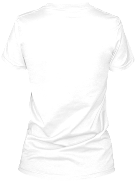 Dead1 White T-Shirt Back