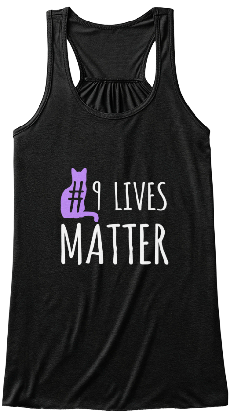 #9 Lives Matter Black T-Shirt Front