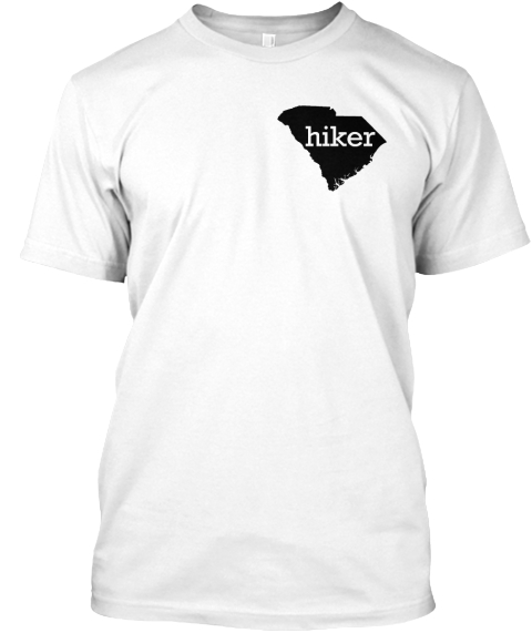 Hiker White T-Shirt Front