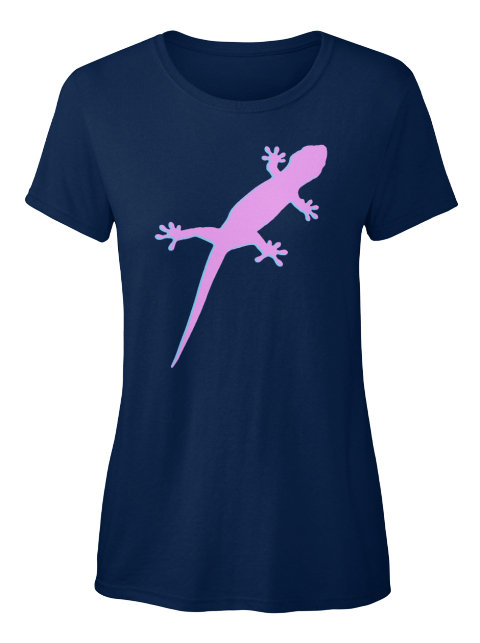 Rainbow Lizards Navy T-Shirt Front