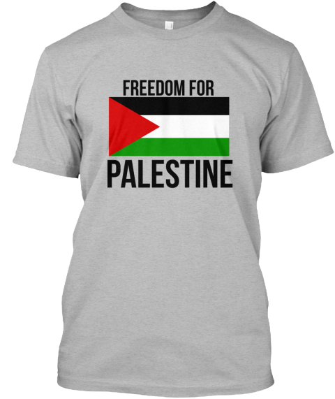 Free Palestine Shirt Sport Grey áo T-Shirt Front
