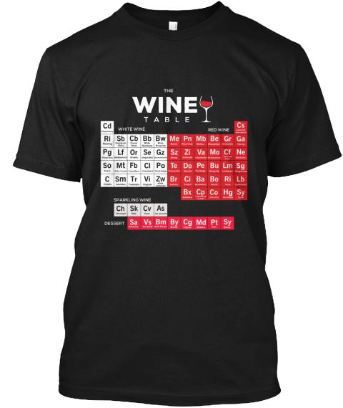 Wine Table T shirt for Wine Enthusiast's