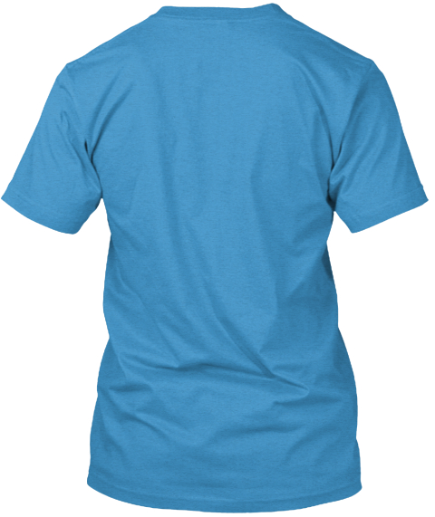 Atx Landscape Professionals  Heathered Bright Turquoise  T-Shirt Back