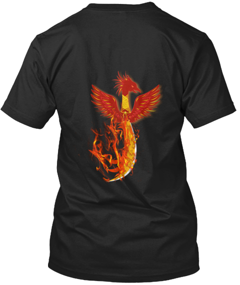 The Phoenix Black T-Shirt Back