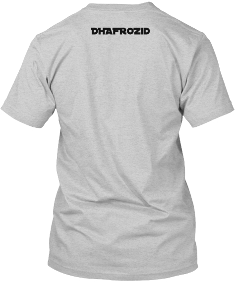 Dhafro Zid Light Steel T-Shirt Back