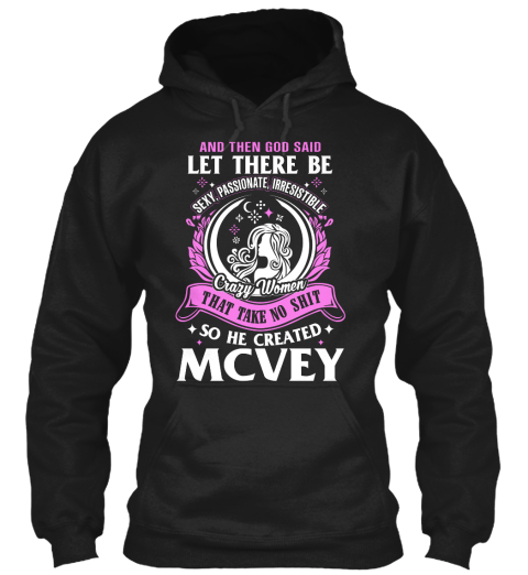 Let There Be Mcvey  Black T-Shirt Front