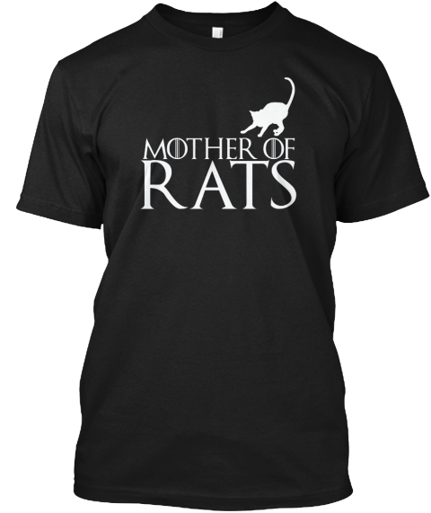 Mother Of Rats Black T-Shirt Front