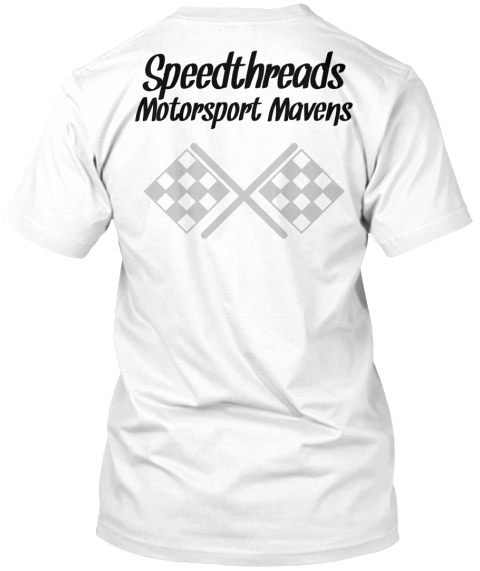 Speedthreads   Logo Tee White T-Shirt Back