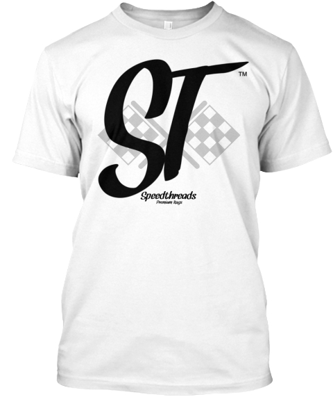 Speedthreads   Logo Tee White T-Shirt Front