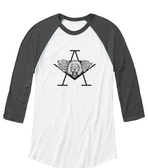Glo Alpha Shirt White/Asphalt   T-Shirt Front