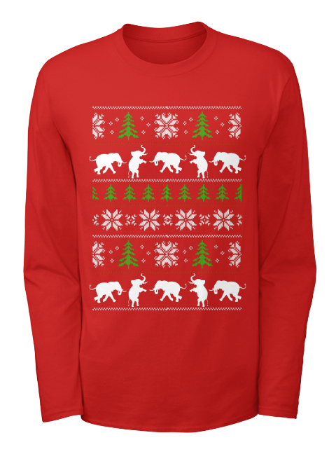 Faux Vintage Christmas Elephants Products from Elephant Lovers | Teespring
