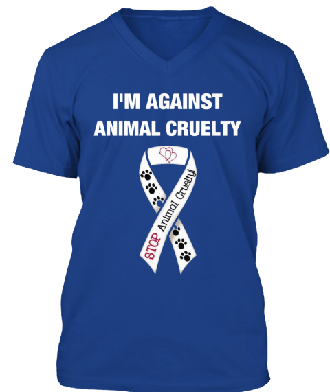 anti animal cruelty club t shirt