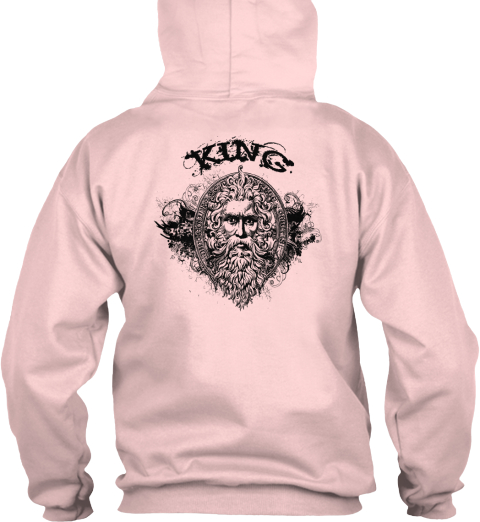 King Styles Hoodies King-StylesHoodies-Light-Pink-Sweatshirt-Back