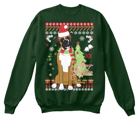 Boxer Christmas Sweatshirt | Teespring