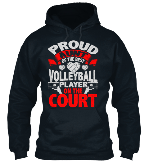 Proud Volleyball Aunt - proud aunt of the best volleyball player on the ...