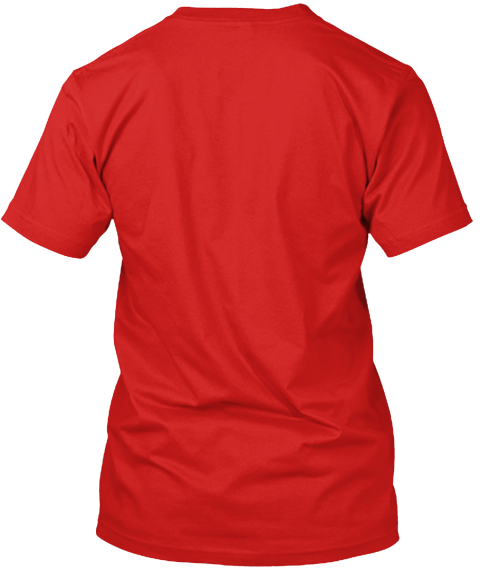 I Hate Mosquitoes Red T-Shirt Back