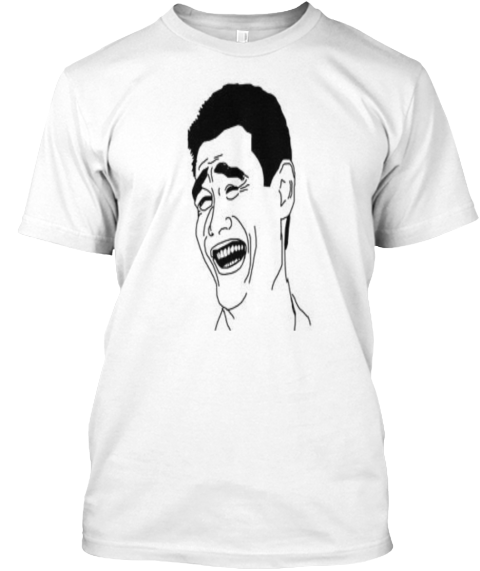 Yao Ming Bitch Please Hilarious  White T-Shirt Front