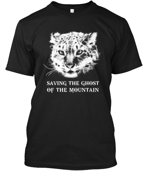 Saving The Ghost Of The Mountain  Black T-Shirt Front