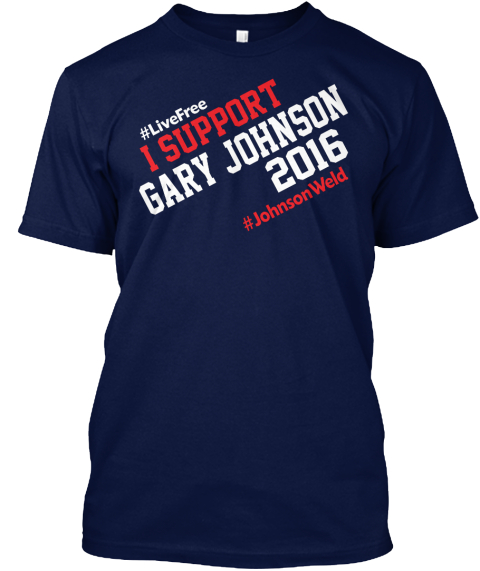 $25 tshirts live free sapphire- Gary Johnson 2016 Official ... $25 tshirts live free sapphire- Gary Johnson 2016 Official ...