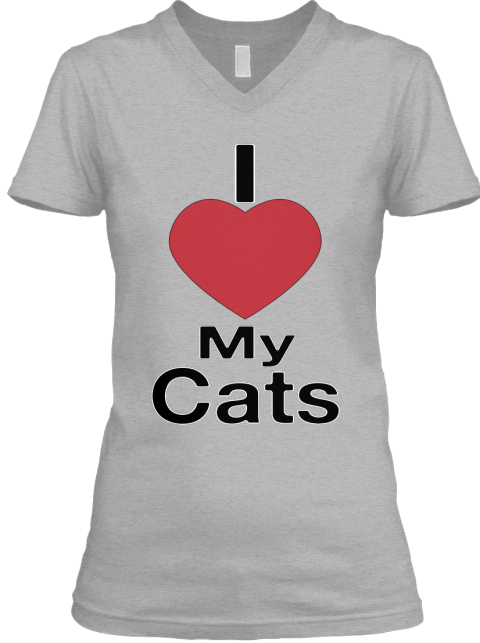 i love my cats shirt