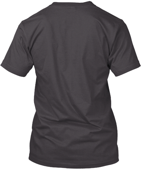 Until All Are Free Heathered Charcoal  T-Shirt Back