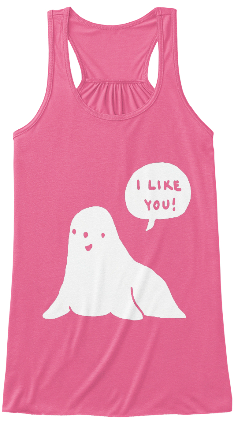 I Like You! Neon Pink T-Shirt Front