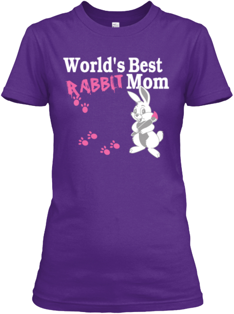 Best Rabbit Mom - WORLD'S BEST ABBIT MOM Women's T-Shirt 