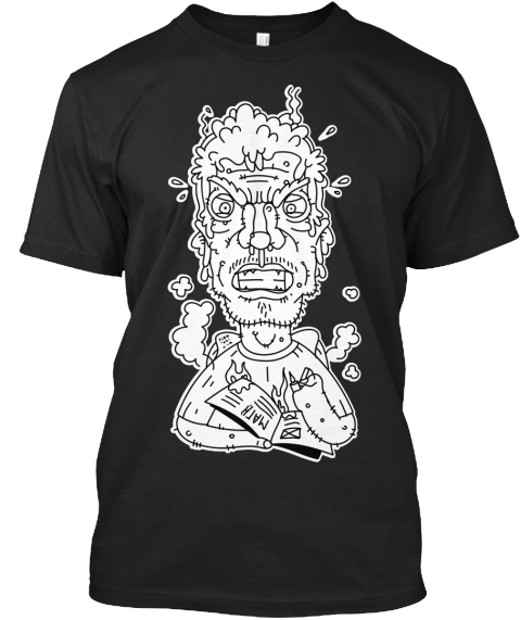 Math Black T-Shirt Front