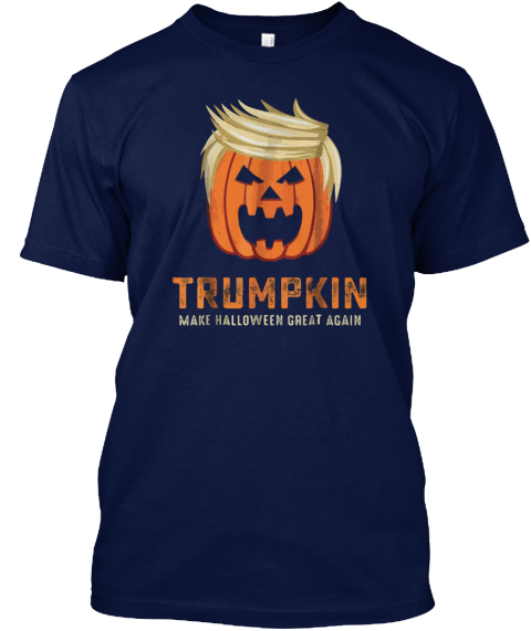 Make Halloween Great Again T Shirts Navy T-Shirt Front