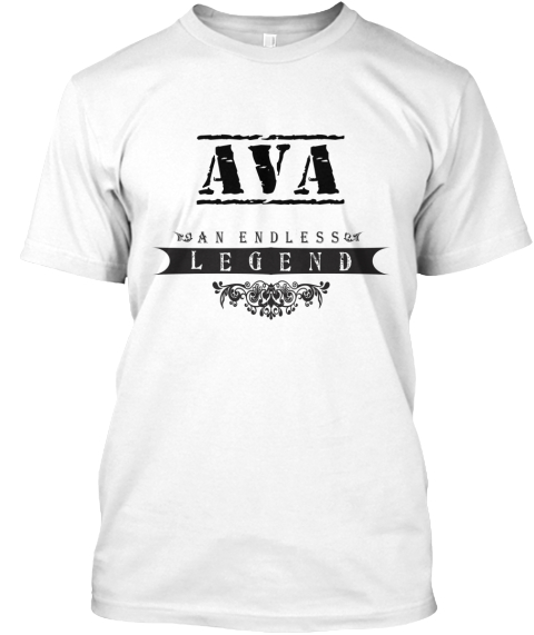 Ava An Endless Legend White Camiseta Front