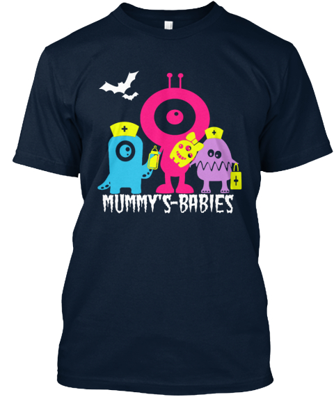 Mummy's Babies New Navy T-Shirt Front