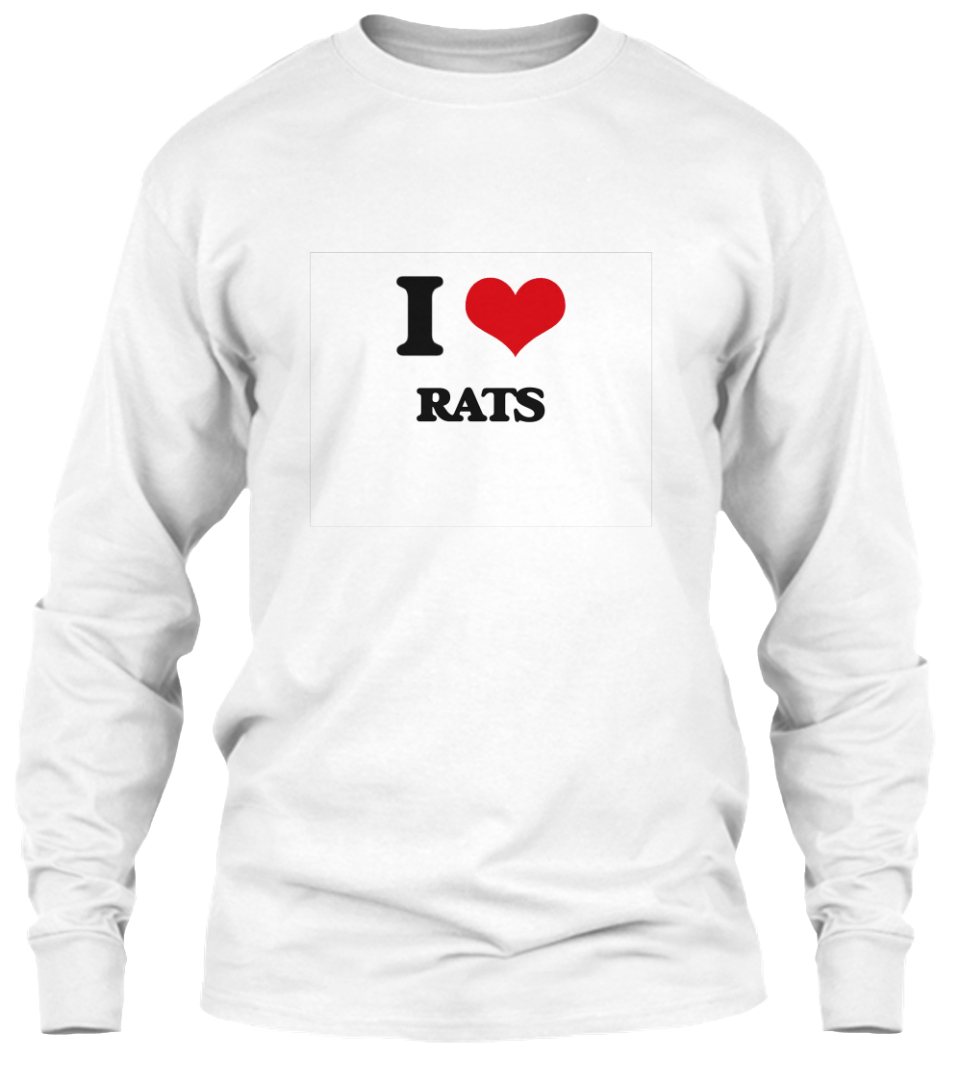 I Love Heart Rats Kids T-Shirt 