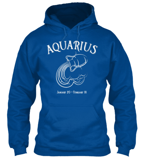 Aquarius Astrological Sign Water Horoscope Sweatshirt