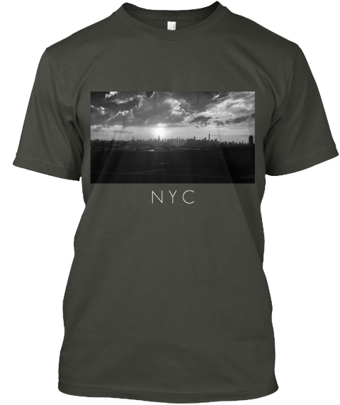 Nyc Smoke Gray T-Shirt Front