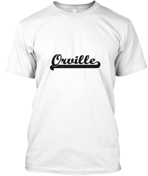 Orville White T-Shirt Front