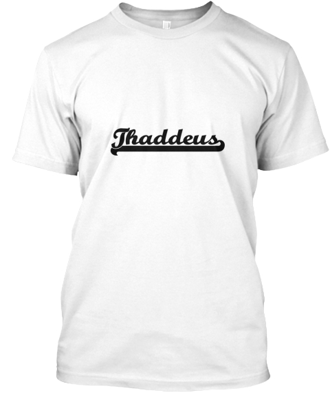 Thaddeus White T-Shirt Front